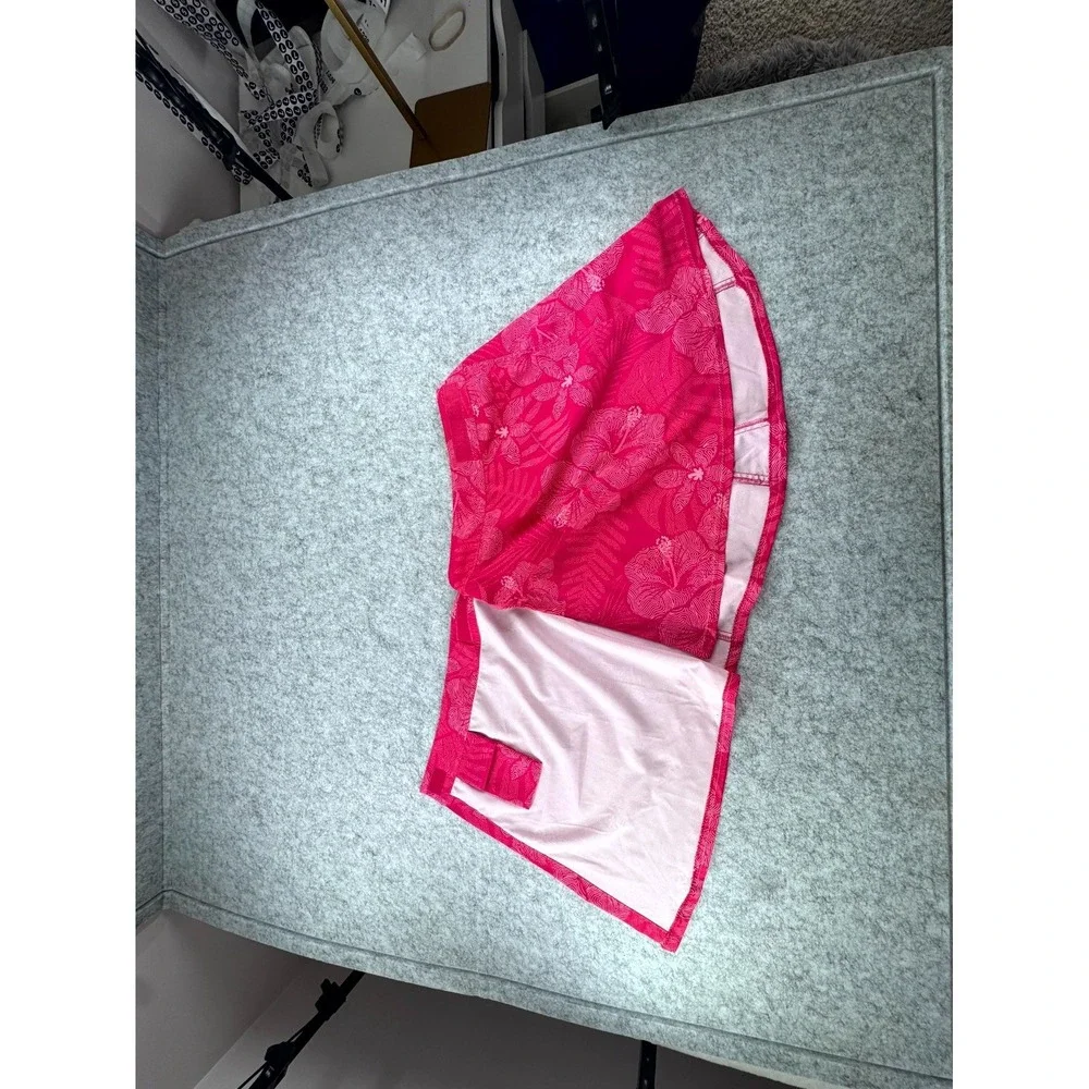 RipSkirt Hawaii Wrap Skirt Small Pink Hibiscus Tropical Beach Cover Up Travel - Picture 6 of 8